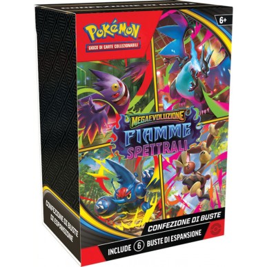Pokemon Megaevoluzione - Fiamme Spettrali - Bundle 6 Bustine (ITA)