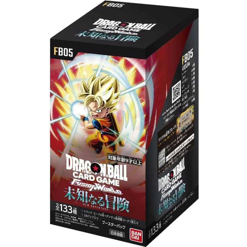 Dragon Ball Super Card Game: Fusion World - New Adventure FB-05 - Display da 24 Bustine (JAP)