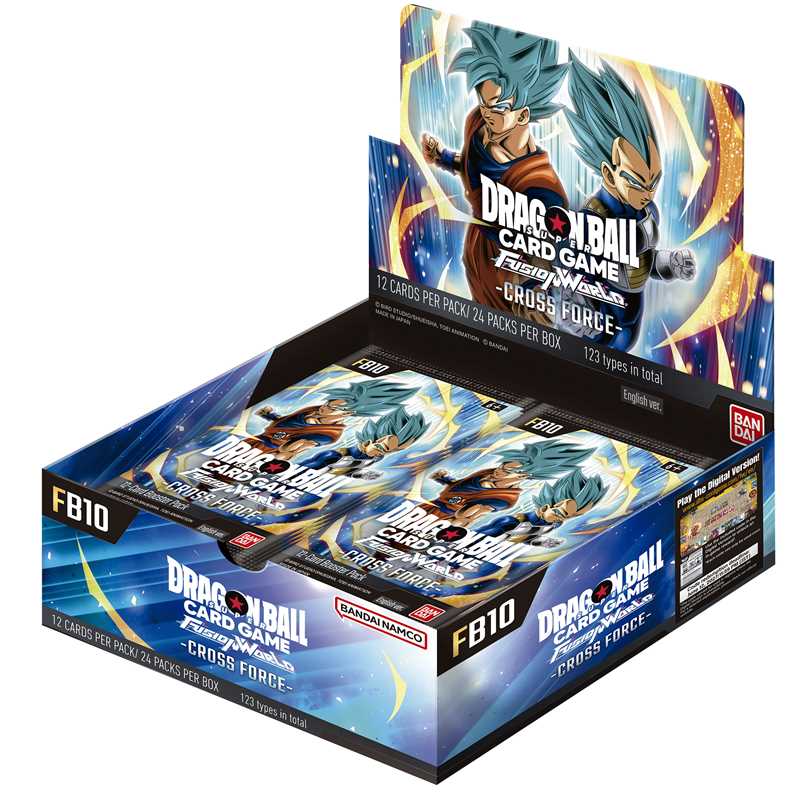 Dragon Ball Super Card Game: Fusion World - Cross Force FB-10 - Display da 24 Bustine (ENG)