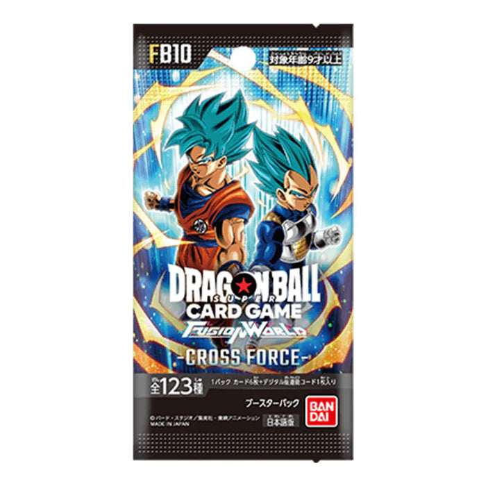 Dragon Ball Super Card Game: Fusion World - Cross Force FB-10 - Bustina da 6 Carte (JAP)