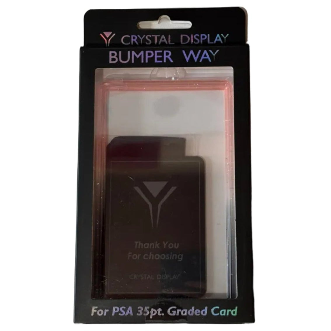 Crystal Display Bumper Way Bicolor - PSA - Nero/Rosa