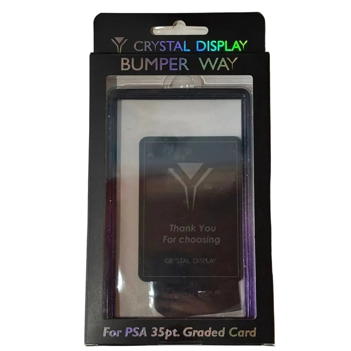 Crystal Display Bumper Way Bicolor - PSA - Nero/Viola