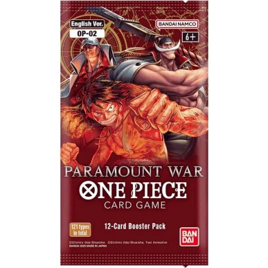 One Piece Card Game - Paramount War OP-02 - Bustina da 12 Carte (ENG)