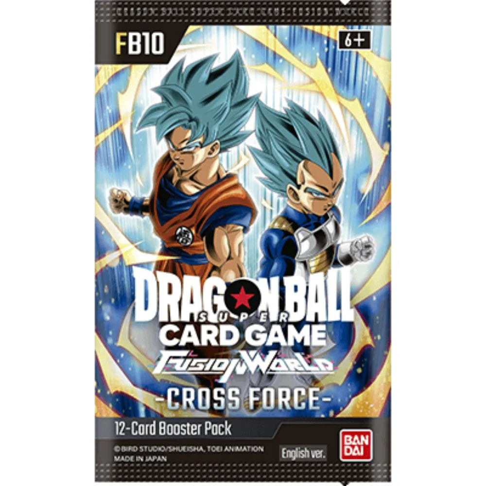 Dragon Ball Super Card Game: Fusion World - Cross Force FB-10 - Bustina da 12 Carte (ENG)