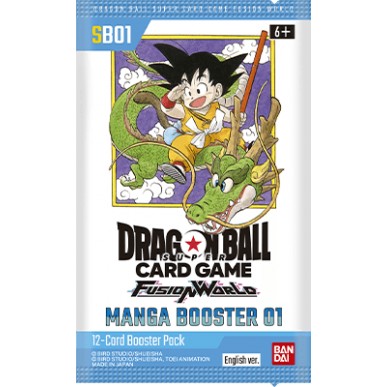 Dragon Ball Super Card Game: Fusion World - Manga Booster SB-01 - Bustina da 12 Carte (ENG)