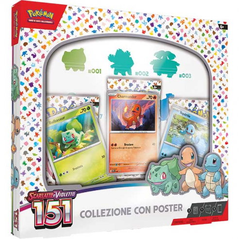 Pokemon Scarlatto & Violetto - 151 - Collezione Starter con Poster (ITA)