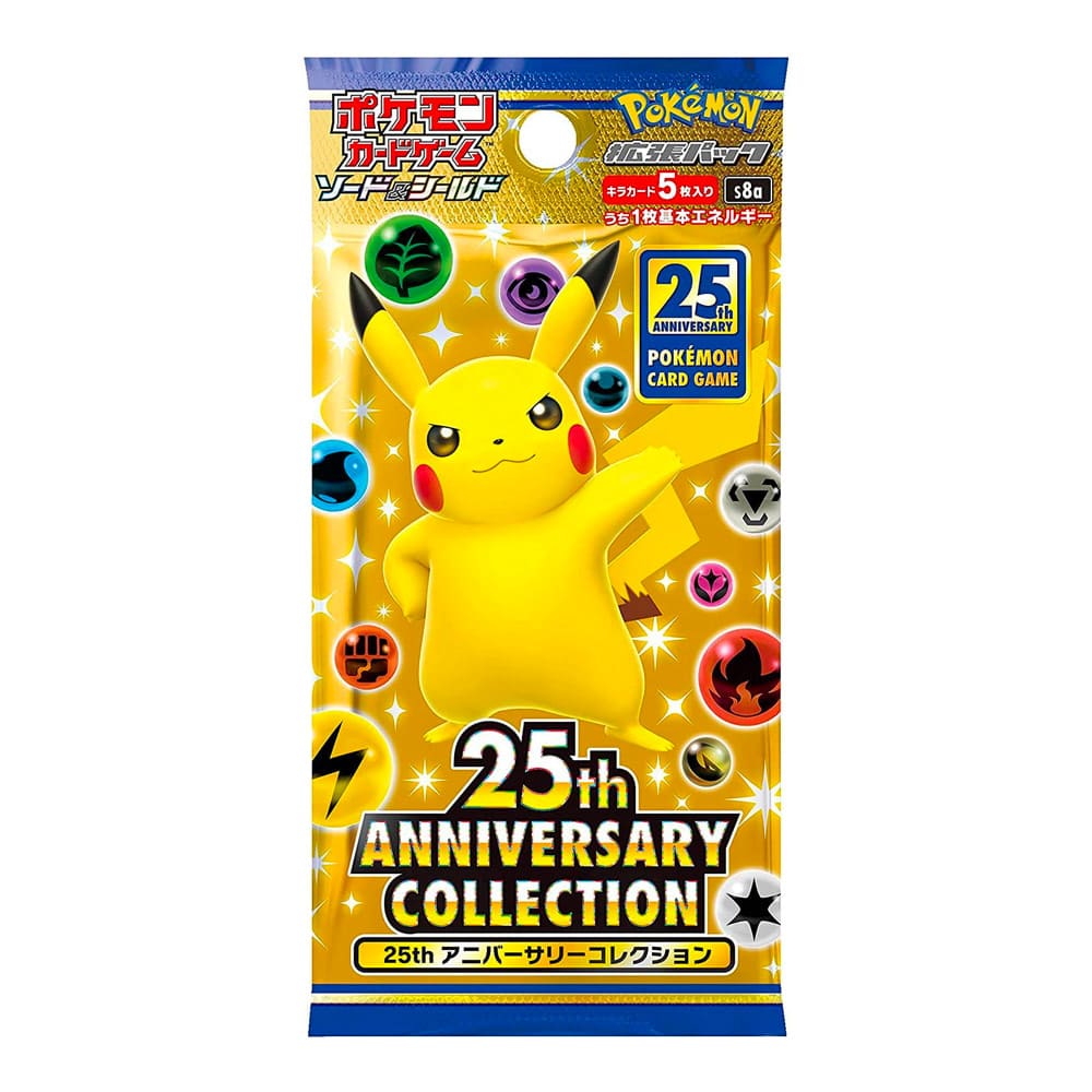 Pokemon - 25th Anniversary Collection -  Bustina da 5 Carte (JAP)