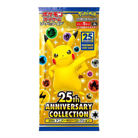 Pokemon - 25th Anniversary Collection -  Bustina da 5 Carte (JAP)