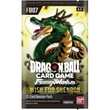 Dragon Ball Super Card Game: Fusion World - Wish For Shenron FB-07 - Bustina da 12 Carte (ENG)