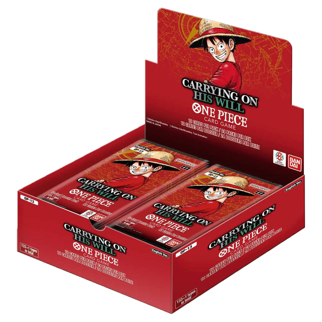 One Piece Card Game - Carrying On His Will OP-13 - Display da 24 Bustine (ENG)