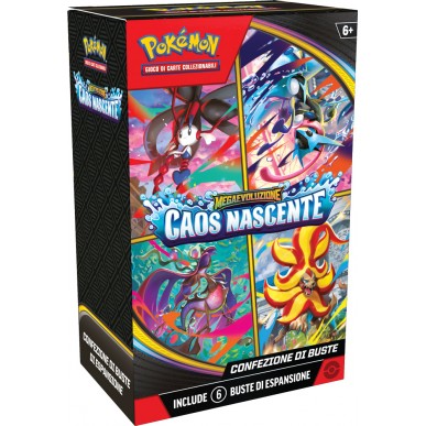 Pokemon Megaevoluzione - Caos Nascente - Bundle 6 Bustine (ITA)