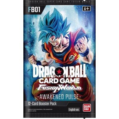 Dragon Ball Super Card Game: Fusion World - Awakened Pulse FB-01 - Bustina da 12 Carte (ENG)