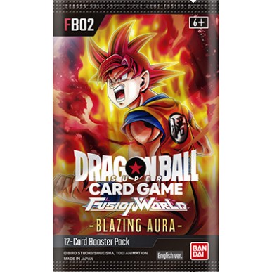 Dragon Ball Super Card Game: Fusion World - Blazing Aura FB-02  - Bustina da 12 Carte (ENG)