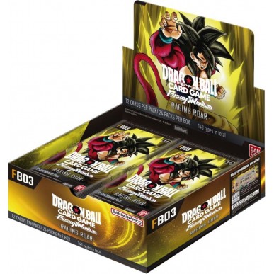 Dragon Ball Super Card Game: Fusion World - Raging Roar FB-03 - Display da 24 Bustine (ENG)