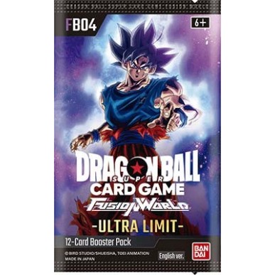 Dragon Ball Super Card Game: Fusion World - Ultra Limit FB-04 - Bustina da 12 Carte (ENG)