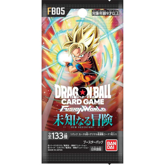 Dragon Ball Super Card Game: Fusion World - New Adventure FB-05 - Bustina da 6 Carte (JAP)