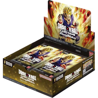 Dragon Ball Super Card Game: Fusion World - Saiyan's Pride FB-08 - Display da 24 Bustine (ENG)