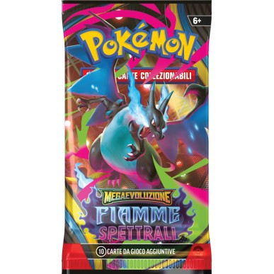 Pokemon Megaevoluzione - Fiamme Spettrali - Bustina da 10 Carte (ITA)