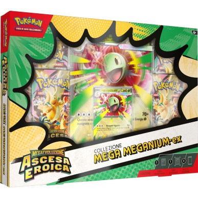 Pokemon Megaevoluzione - Ascesa Eroica - Collezione Mega Meganium Ex (ITA)