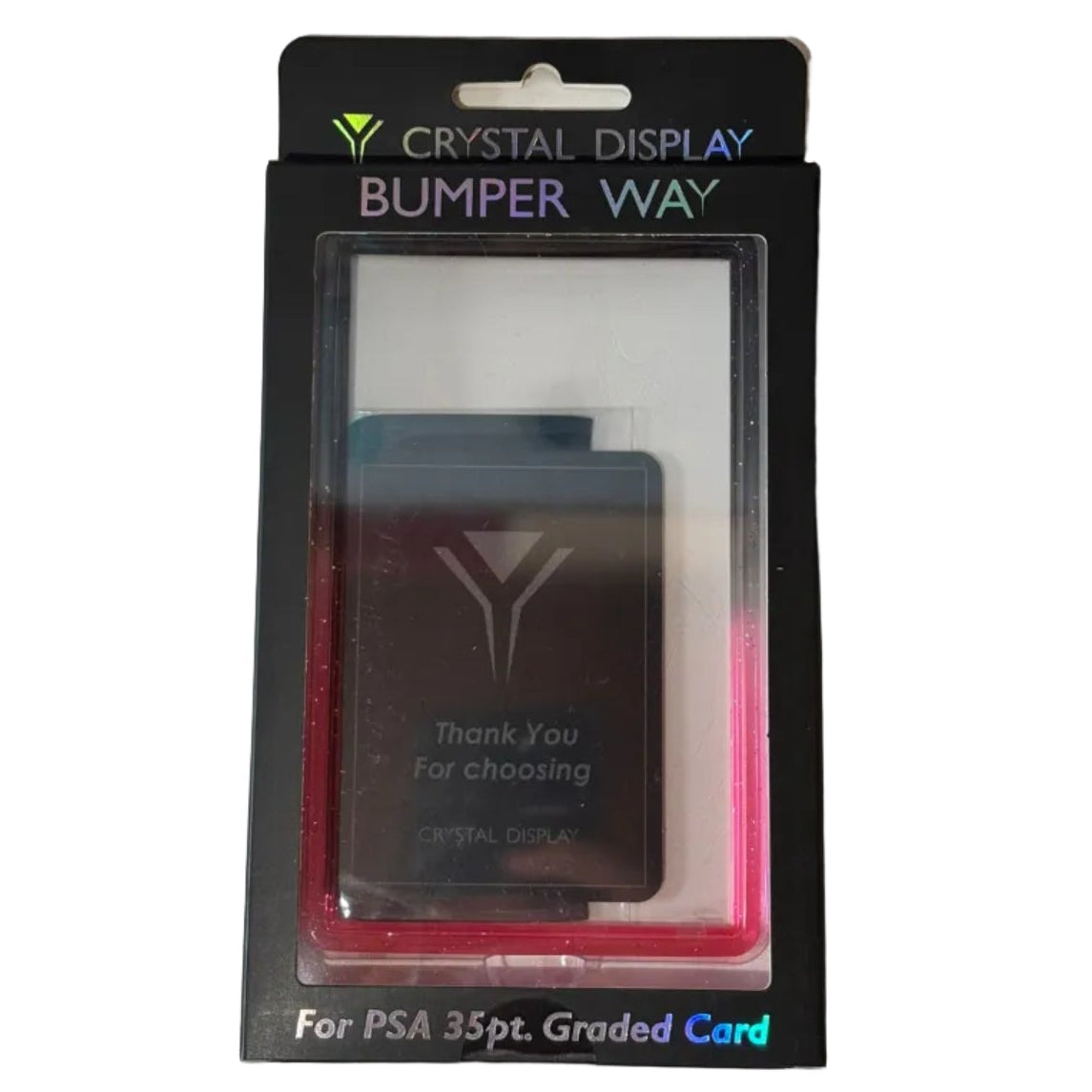 Crystal Display Bumper Way Bicolor - PSA - Nero/Fuchsia