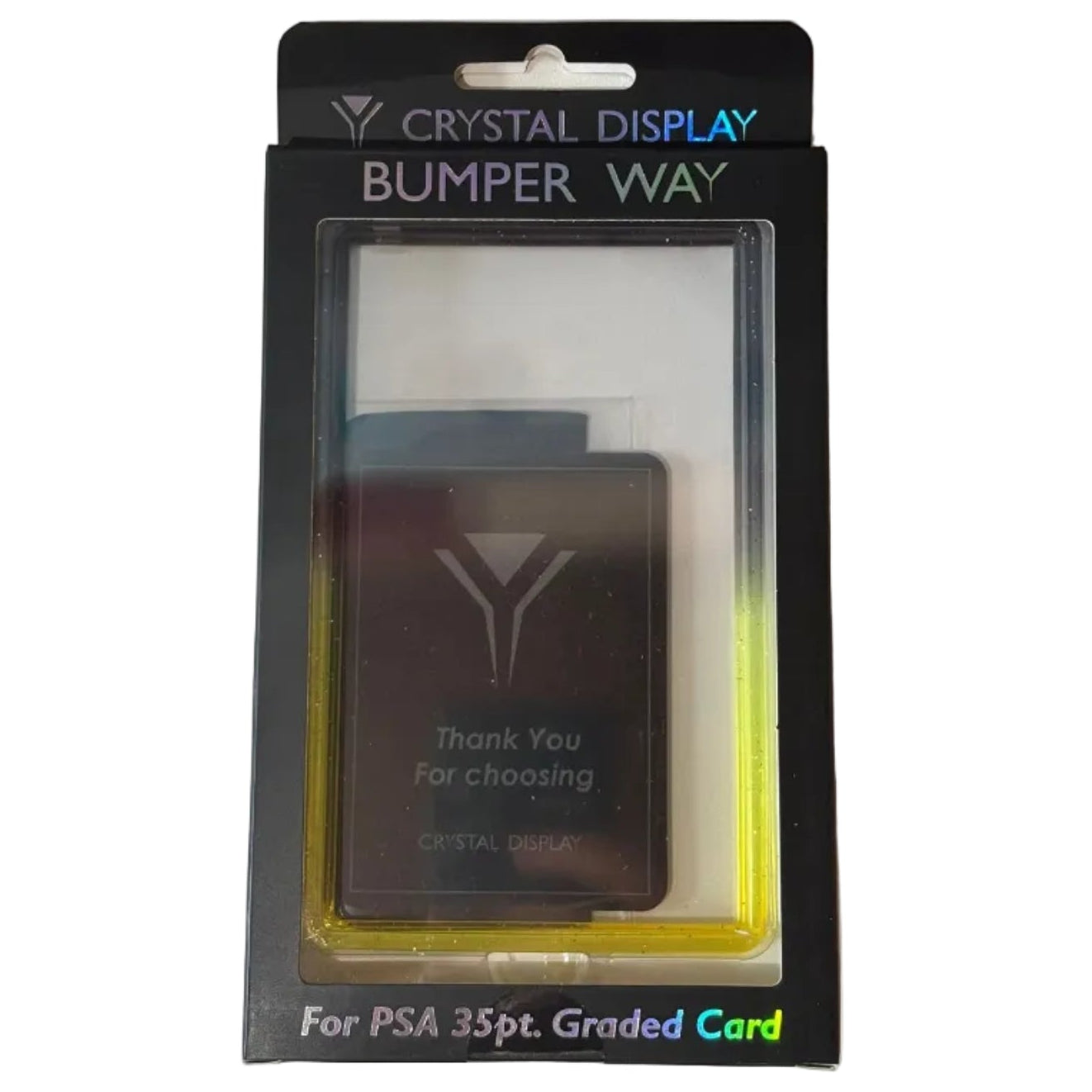Crystal Display Bumper Way Bicolor - PSA - Nero/Giallo
