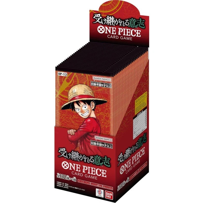 One Piece Card Game - Carrying On His Will OP-13 - Display da 24 Bustine (JAP)