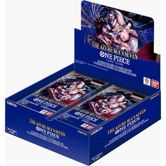 One Piece Card Game - The Azure Sea's Seven OP-14+EB-04 - Display da 24 Bustine (ENG)