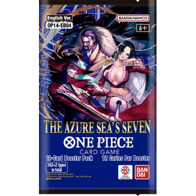 One Piece Card Game - The Azure Sea's Seven OP-14+EB-04 - Bustina da 12 Carte (ENG)