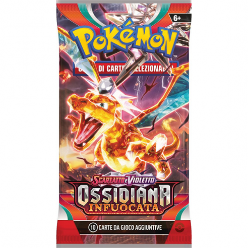 Pokemon Scarlatto & Violetto - Ossidiana Infuocata - Bustina da 10 Carte (ITA)