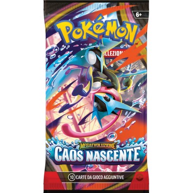 Pokemon Megaevoluzione - Caos Nascente - Bustina da 10 Carte (ITA)