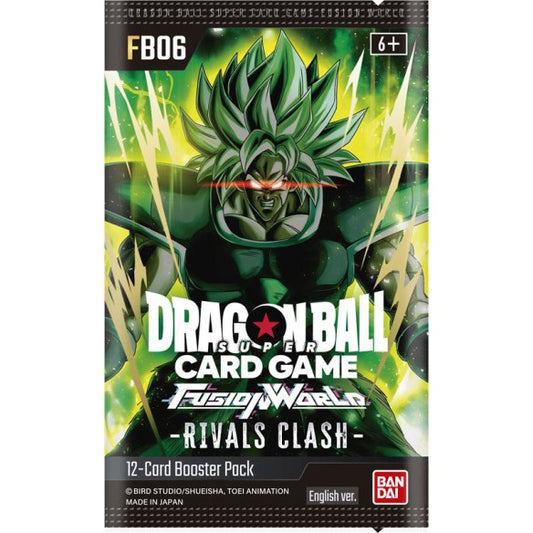 Dragon Ball Super Card Game: Fusion World - Rivals Clash FB-06 - Bustina da 12 Carte (ENG)