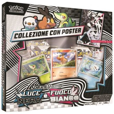 Pokemon Scarlatto & Violetto - Luce Nera/Fuoco Bianco - Collezione con Poster (ITA)