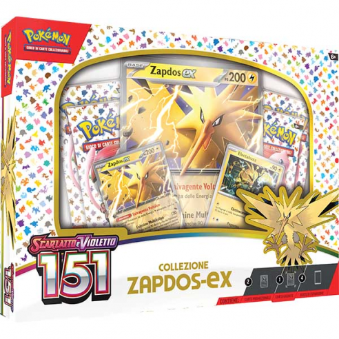 Pokemon Scarlatto & Violetto - 151 - Collezione Zapdos-Ex (ITA)